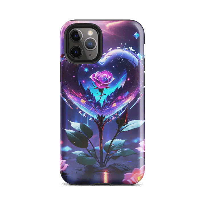 Eternal Rose iPhone Tough Case - Cosmic Heart Design product image (25)