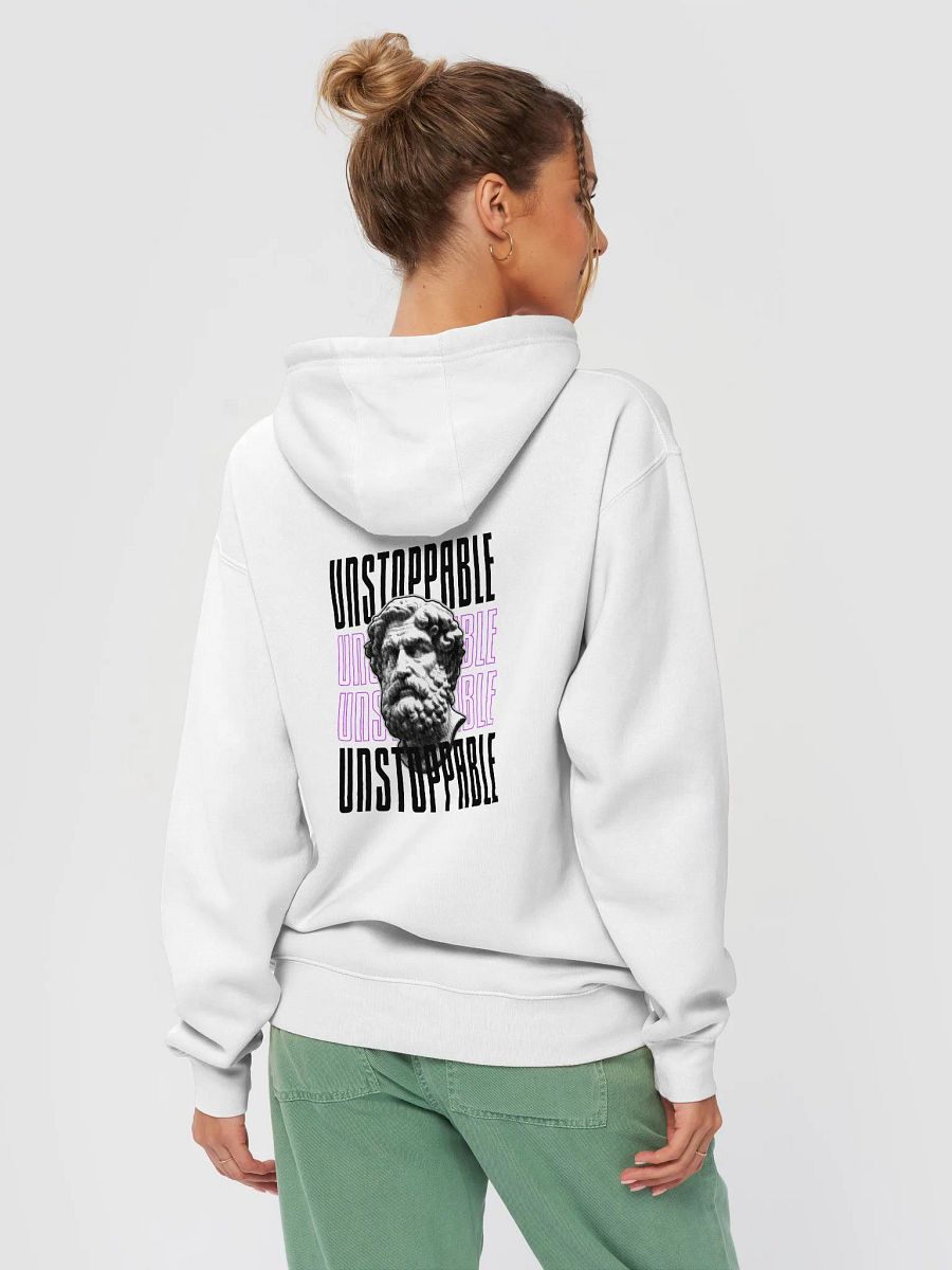 "Unstoppable" Premium Unisex Hoodie - Front & Back Graphic Print Lane Seven Premium Hoodie product image (4)