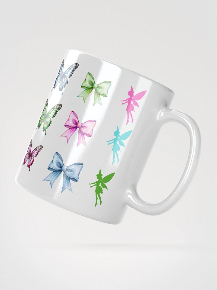 Fairy Magic Mug – Butterflies, Bows & Enchantment on Both Sides product image (2)