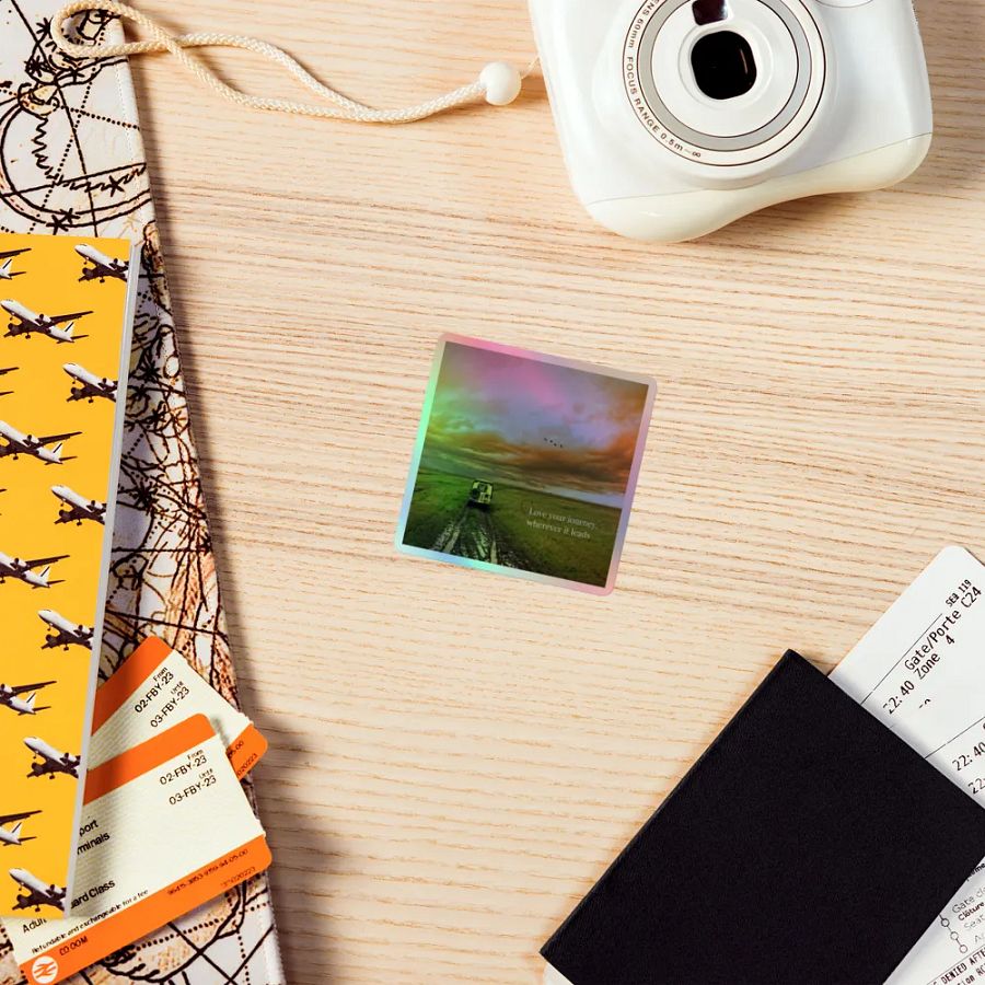 Love Your Journey Holographic Sticker Set product image (7)