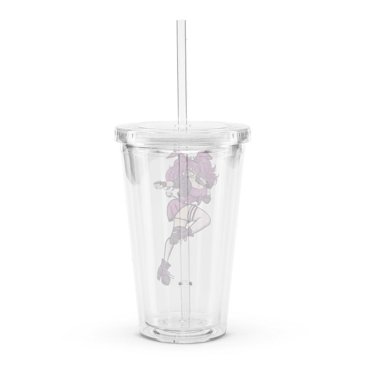 Nayo Bunny Double Wall Clear Plastic Tumbler (16 oz) product image (2)