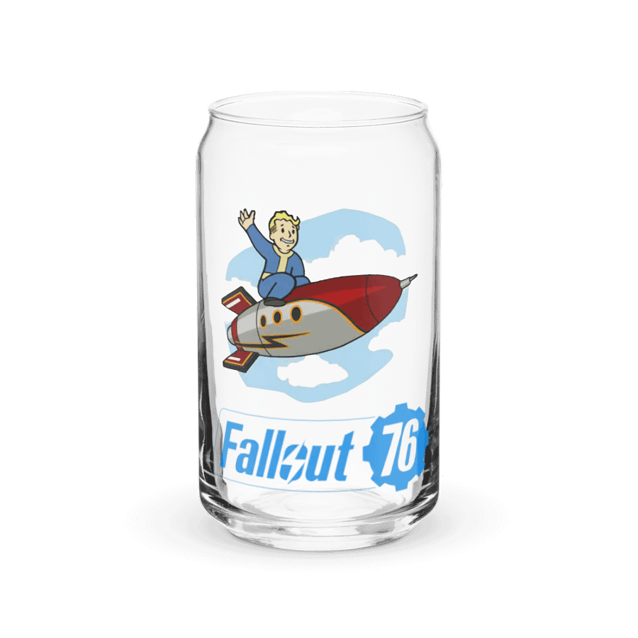 Fallout 76 Rocket Can Shaped Glass Cup product image (2)
