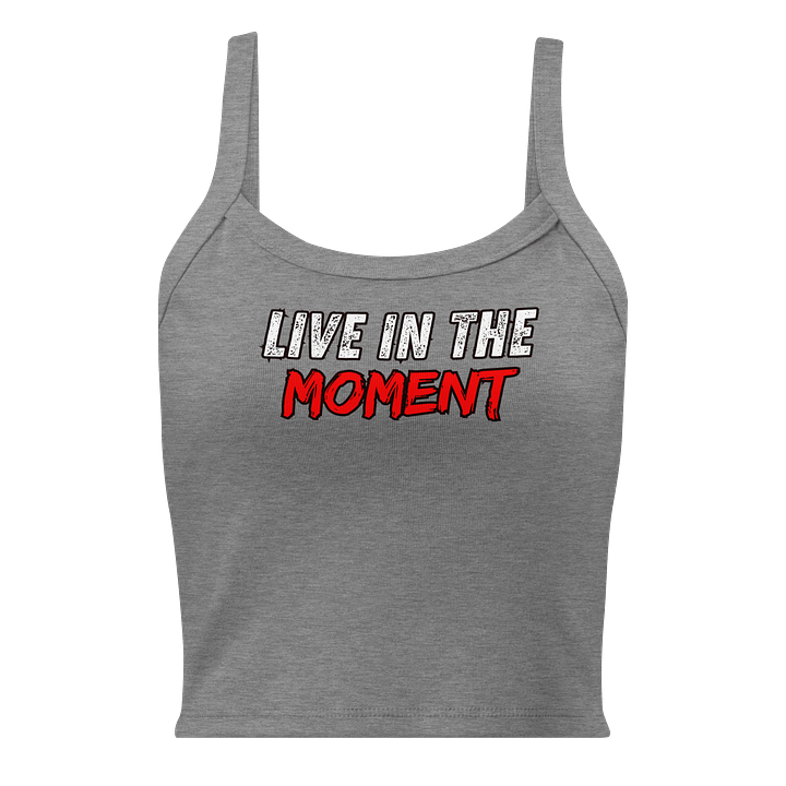 LIVE IN THE MOMENT Ribbed Tank Top product image (3)