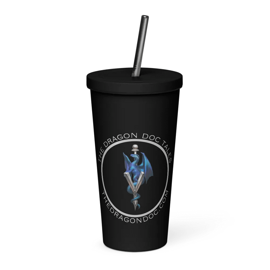 Dragon Doc 20 oz Insulated Steel Tumbler (Black): Cooler Than a Frost Dragon’s Breath product image (1)