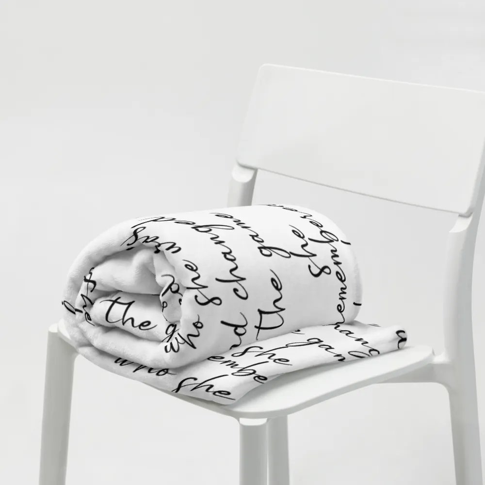 She Remembered Blanket product image (10)