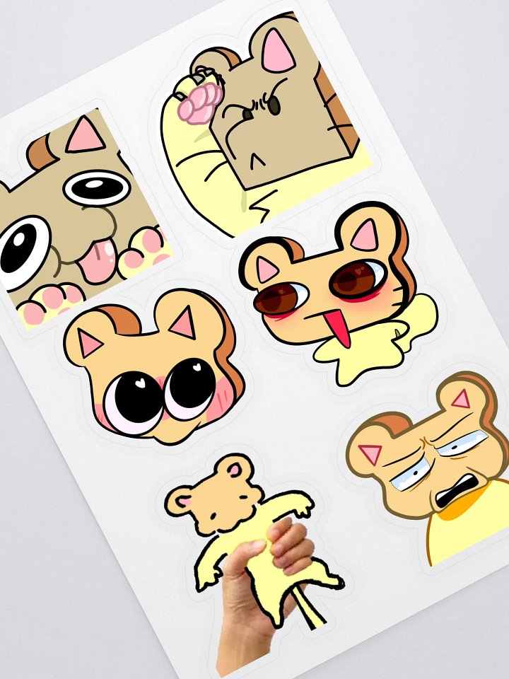 Toast Stickers!!! product image (1)