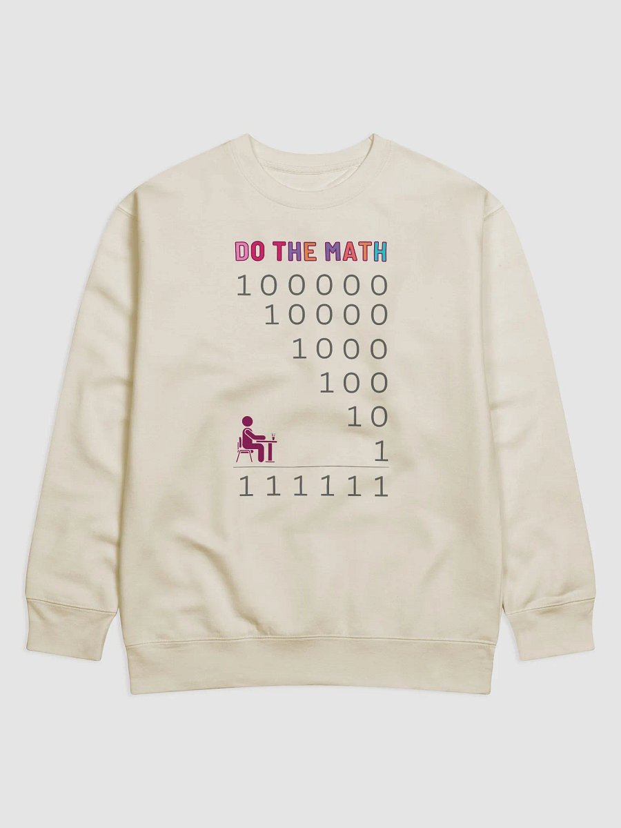 Math Whiz Cotton Sweatshirt product image (1)