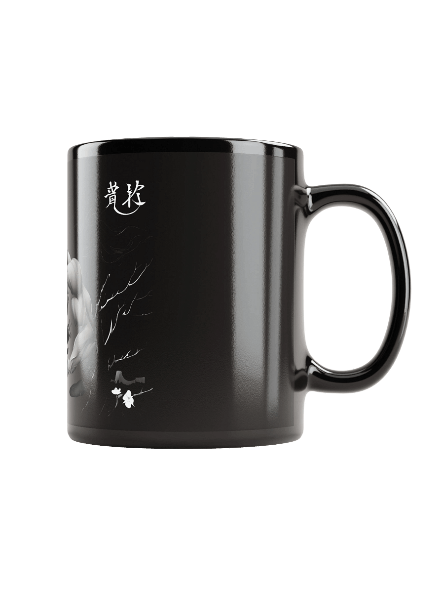 Intimidating Oni Demon Art Black Glossy Mug product image (1)