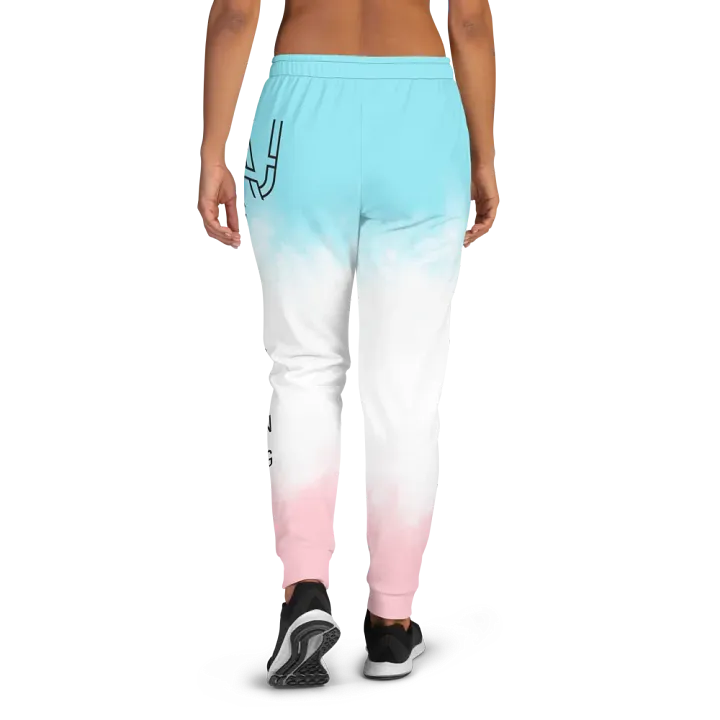 Women's Blue and Pink Joggers product image (1)