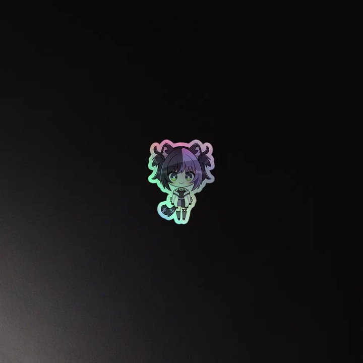 Holographic Cheeb Hex Sticker product image (4)