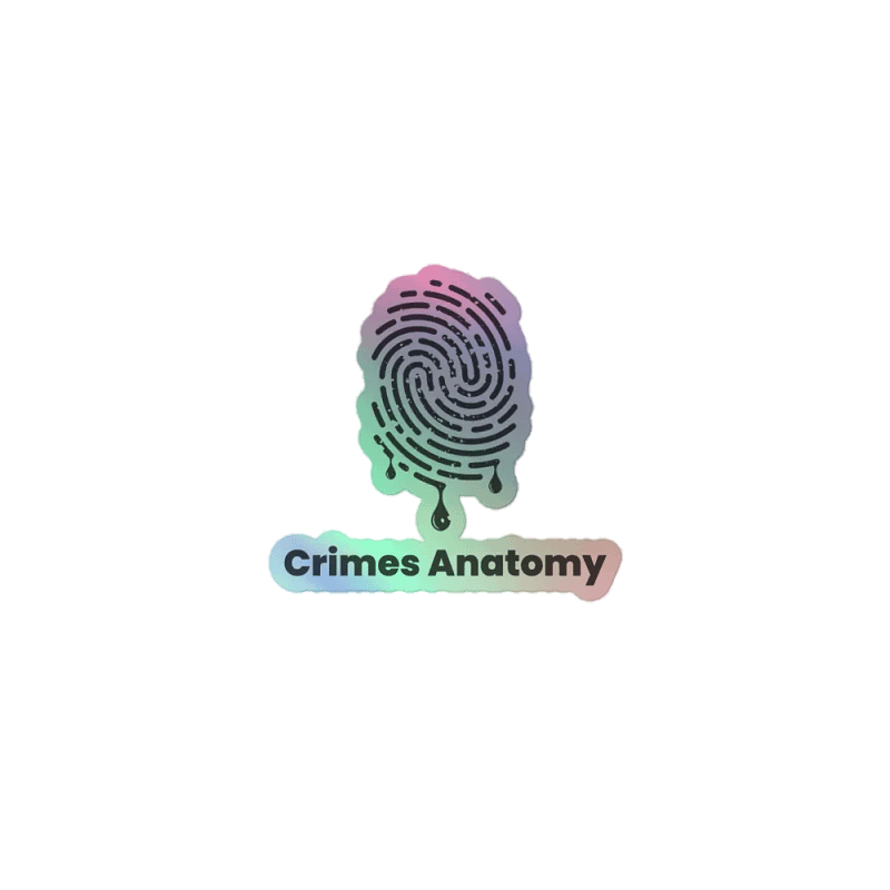 Crimes Anatomy - Holographic Fingerprint Sticker Sheet