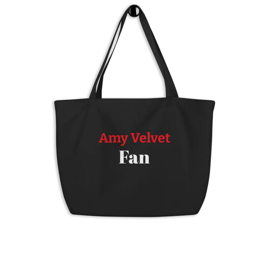 Red Velvet Tote Bag / Amy Velvet Fan Bag product image (8)