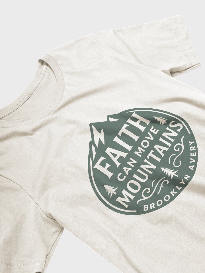 Faith Can Move Mountains Emblem T-Shirt product image (1)