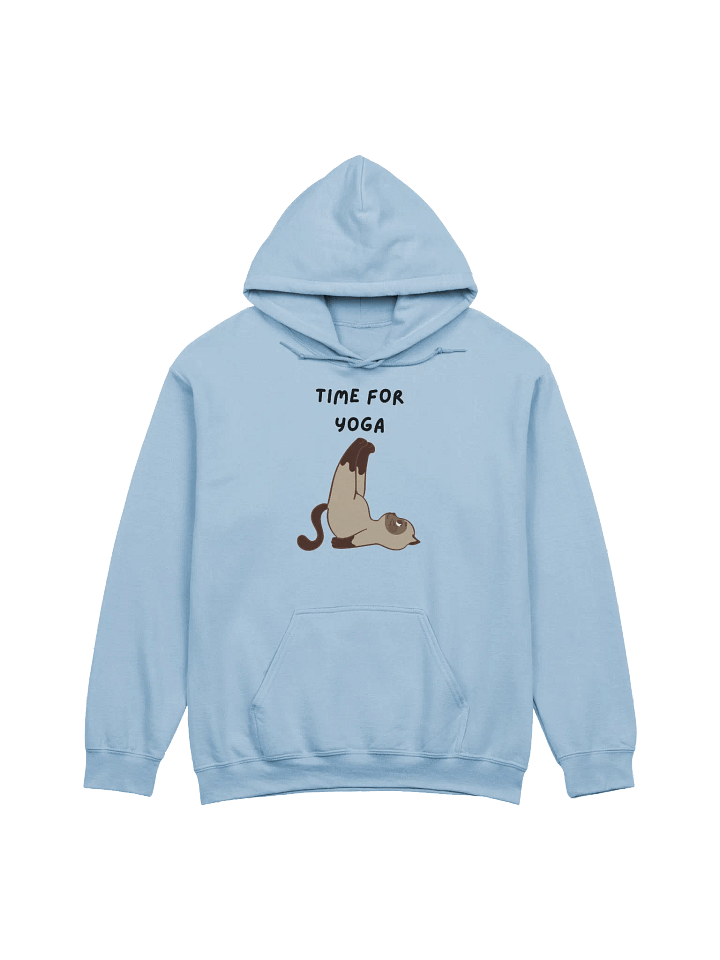 "Zen Cat Hoodie: Time for Yoga" product image (2)
