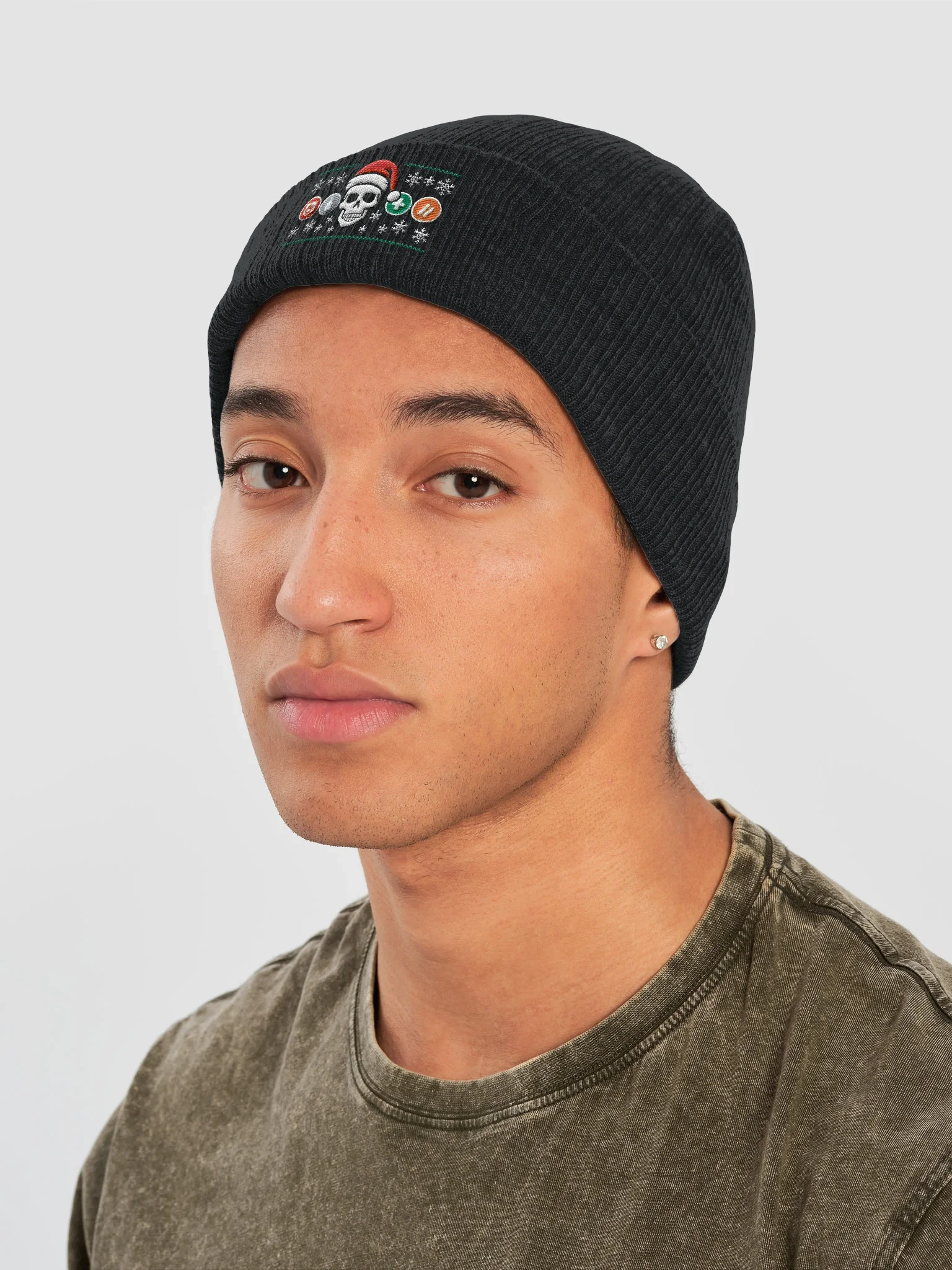 Iconic perk Ribbed Beanie product image (4)