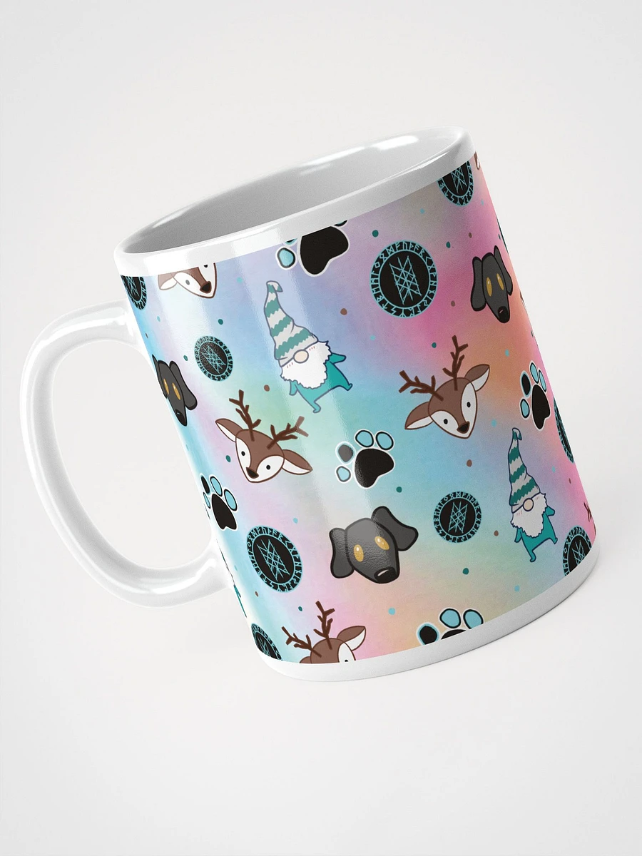 PRIDE Pastel Rainbow Stream Pattern Glossy Mug product image (5)