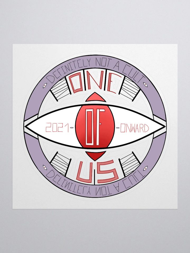 Not-A-Cult Sticker product image (1)