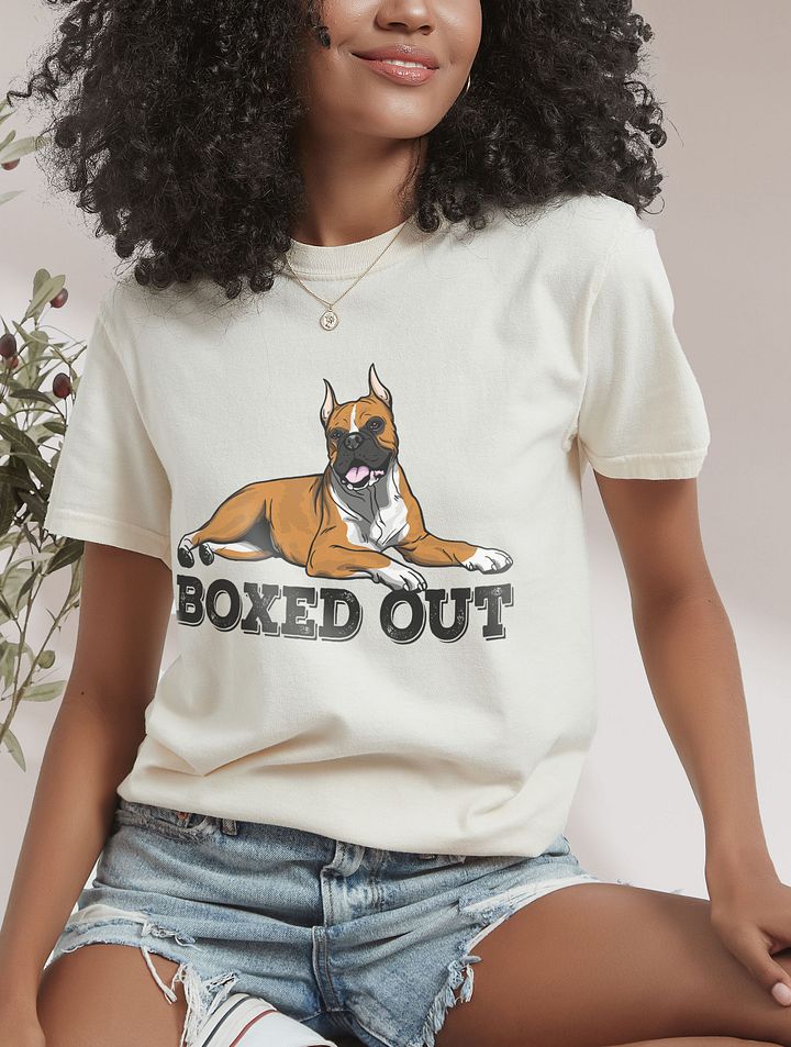 Boxed Out T-Shirt of a Boxer Dog | Funny T-Shirt for Boxer Paw-rents product image (16)