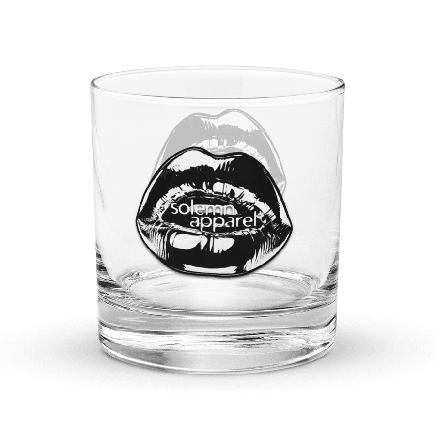 Solemn Apparel Lip Service Rocks Glass product image (3)