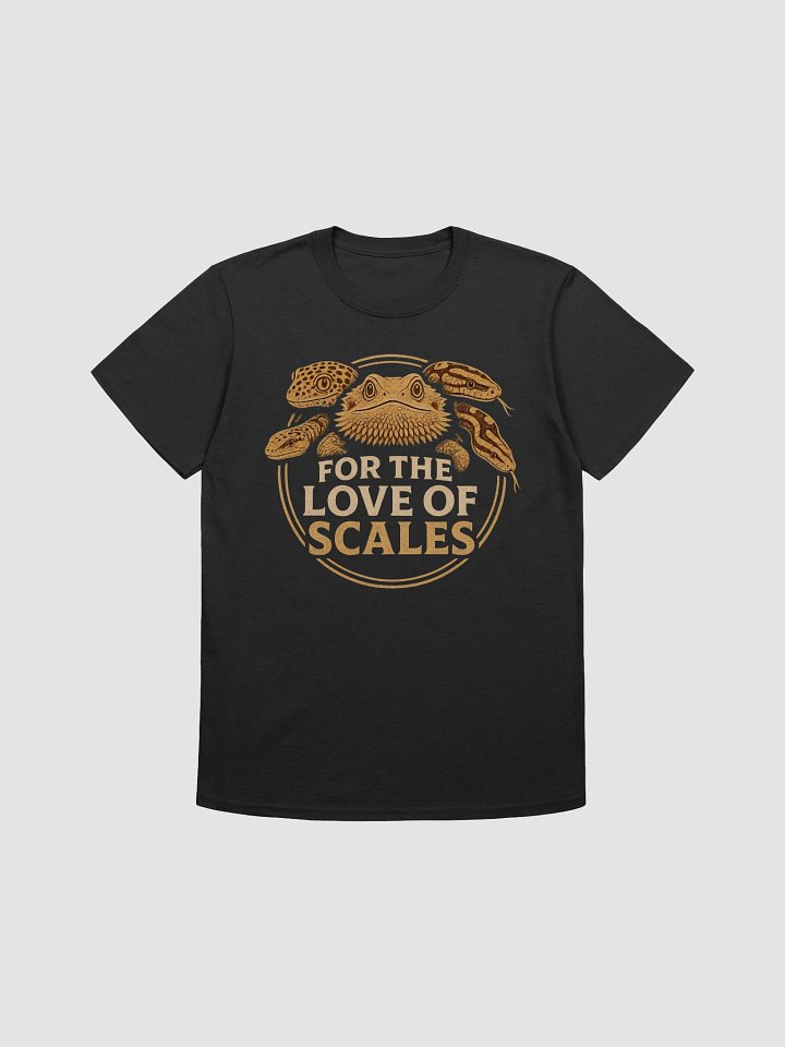 For the Love of Scales – Retro Reptile Graphic Tee for Bearded Dragon & Snake Fans product image (6)