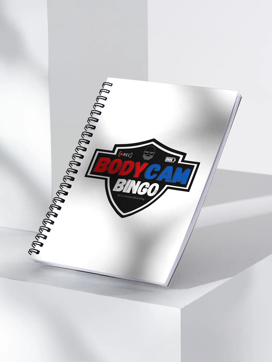 Body Cam Bingo Notebook product image (3)