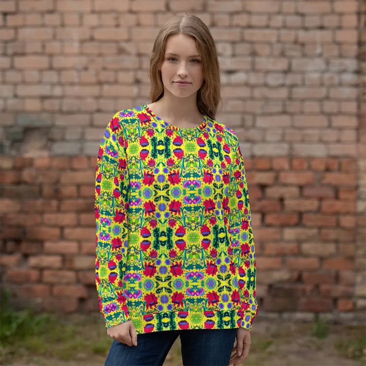 Abstract Poppy Flowers Unisex Sweatshirt product image (1)