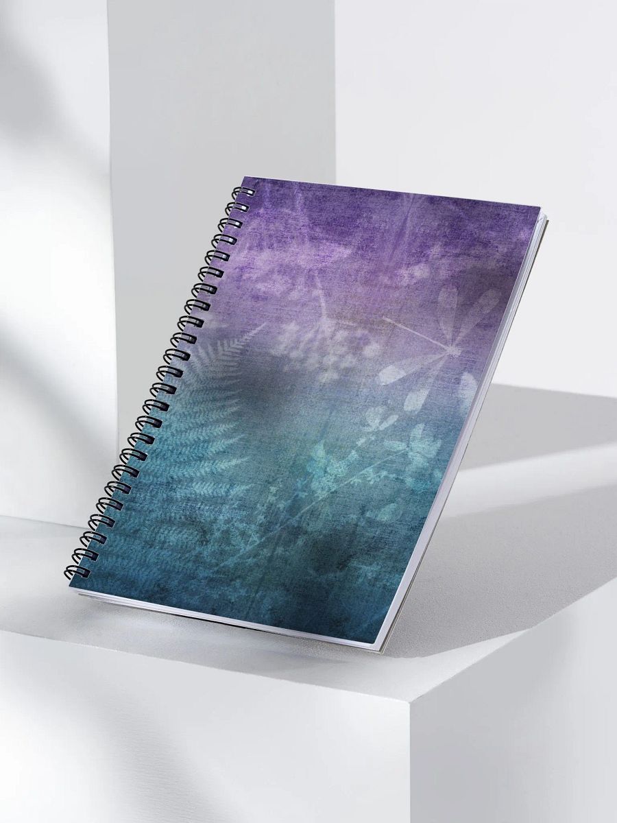 Blue Wildflowers Spiral Notebook product image (3)