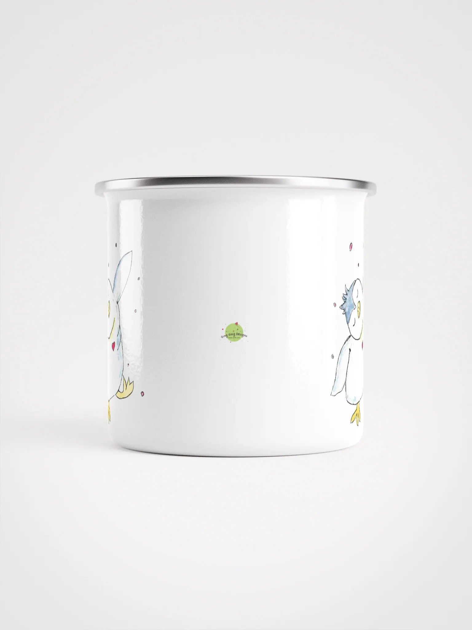 Ging Ging Penguin Enamel Mug product image (5)