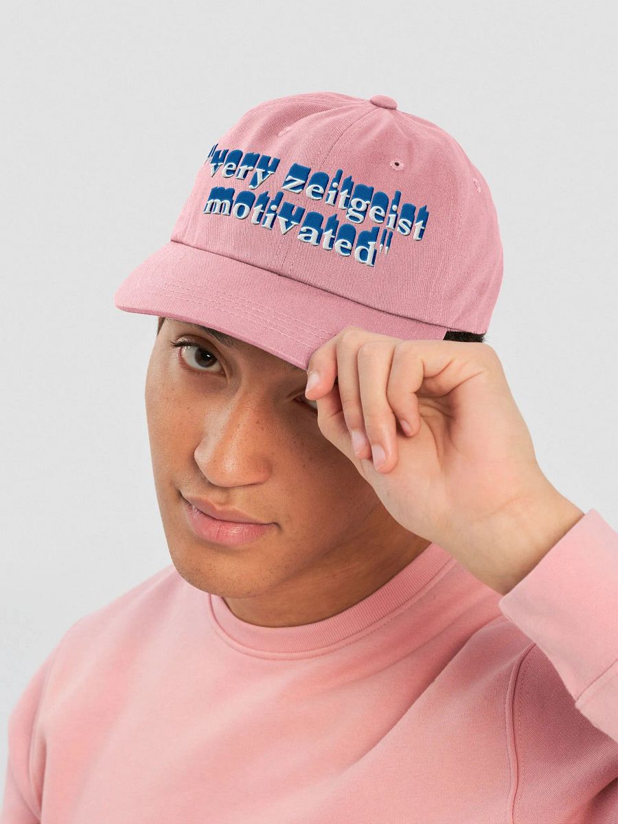very zeitgeist motivaged hat - 100% cotton product image (5)