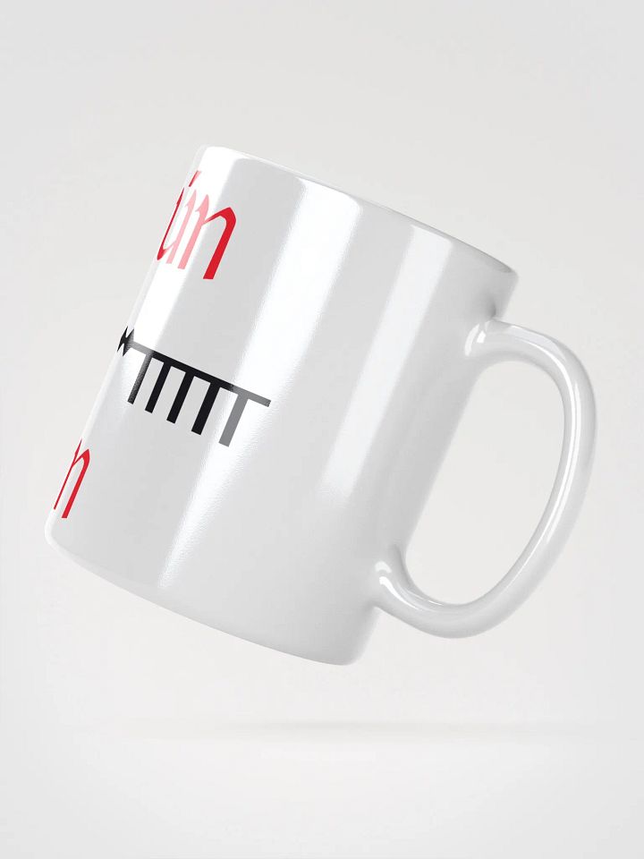Down/An Dún Scholastic style Ogham White Glossy Mug product image (2)