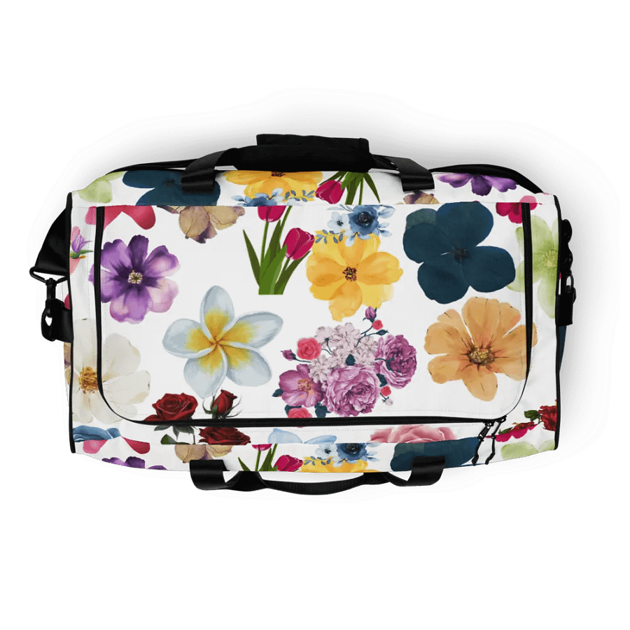Colorful Flowers Duffle Bag product image (8)