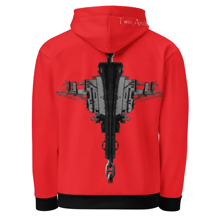 Red Hutson VB-chain Hoodie product image (1)