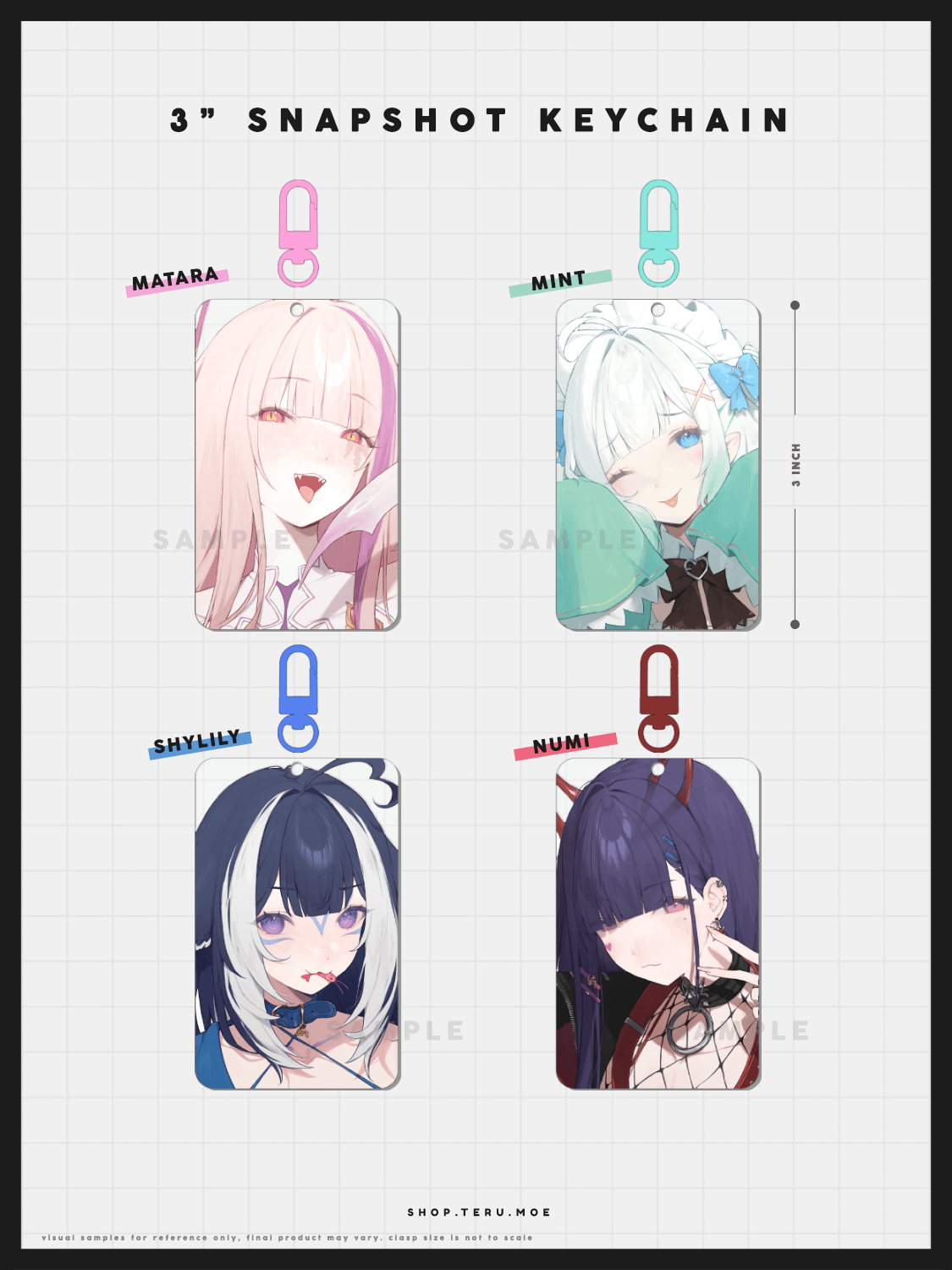 【PREORDER】VTuber Snapshot Keychain product image (1)