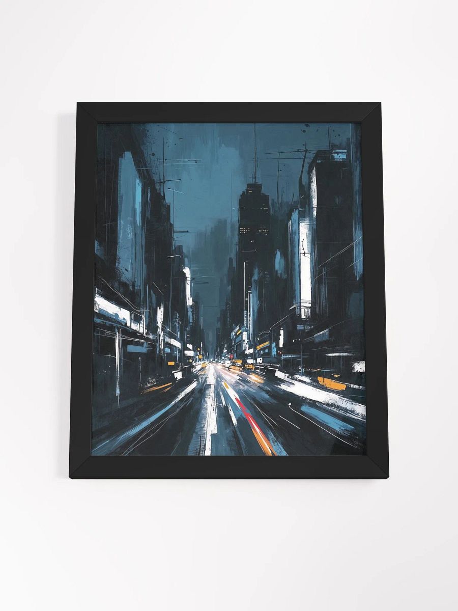 Abstract Cityscape Framed Print product image (23)
