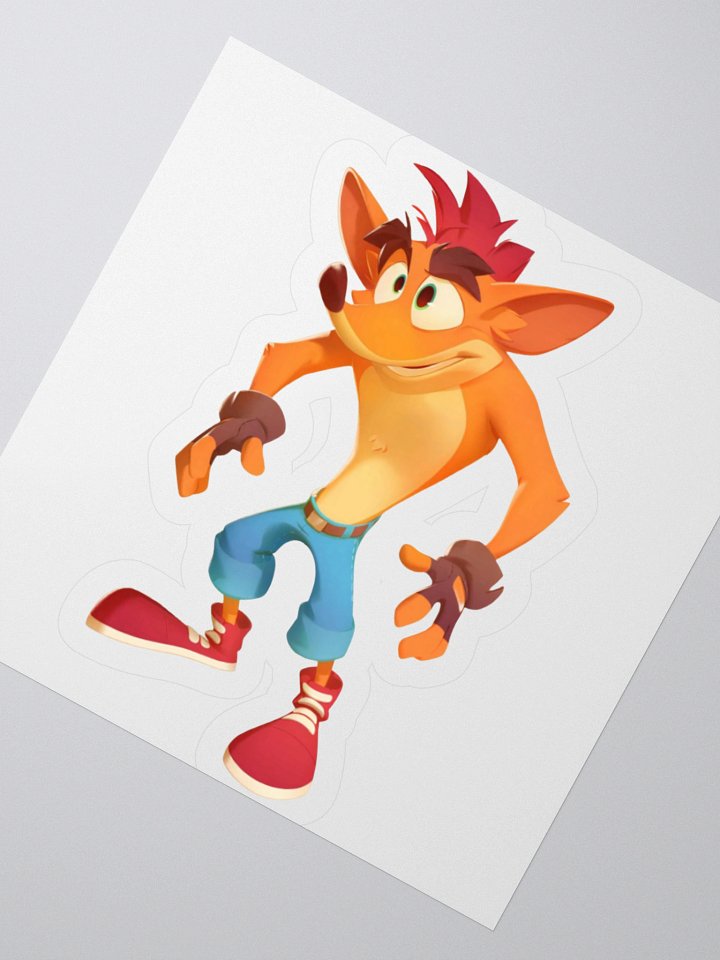 Crash Bandicoot Kiss Cut Stickers product image (4)