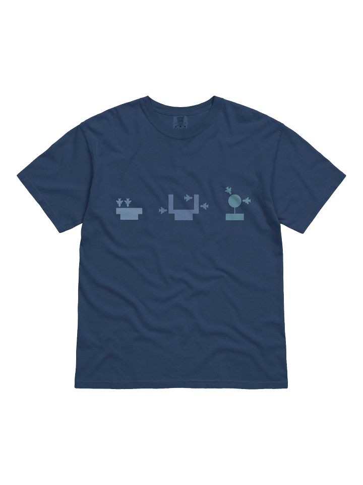 Terminal Layouts T-Shirt - Blue (100% heavyweight cotton) product image (1)