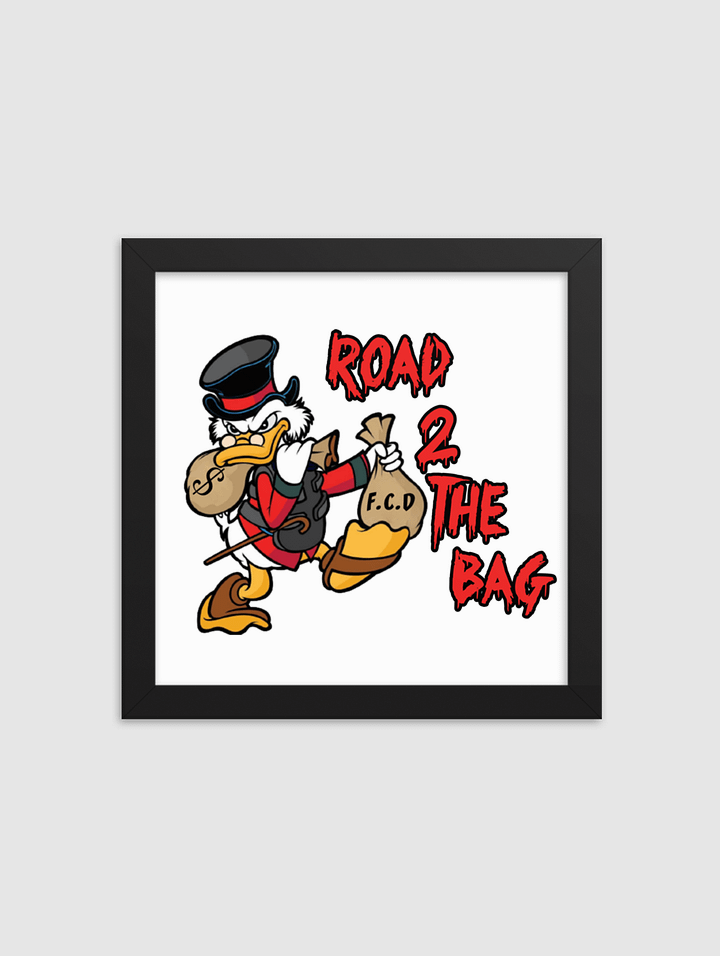 Road 2 The Bag Framed poster product image (1)