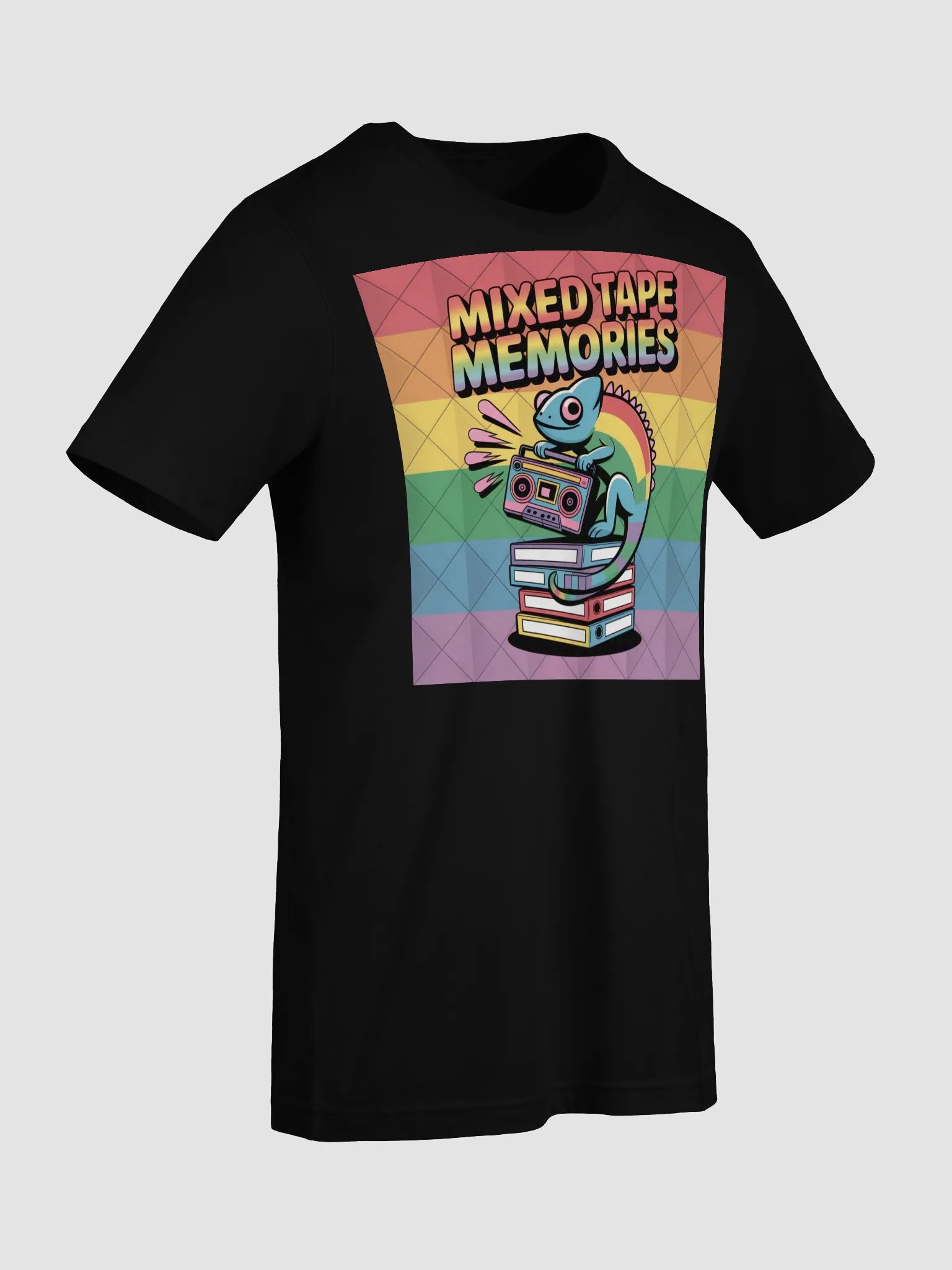 Unisex 'Mixed Tape Memories' Retro Music T-Shirt | Graphic Grove | Celebrate Pride with Nostalgic Vibes product image (99)