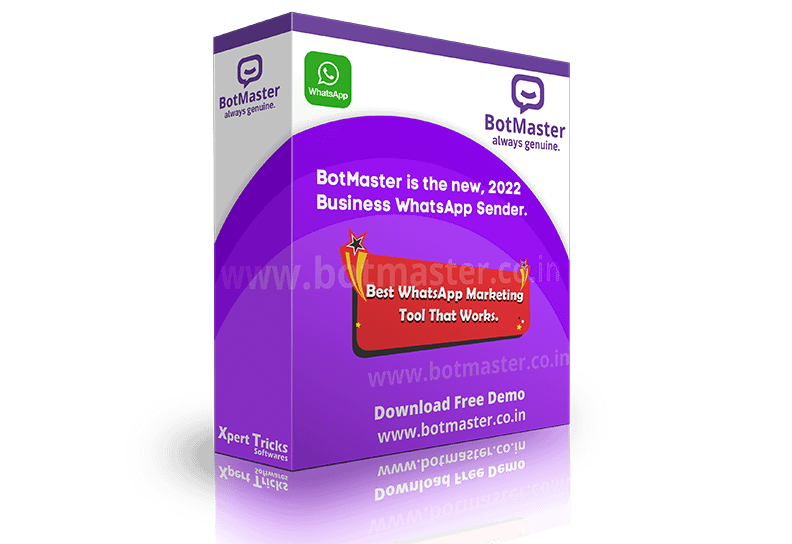 BotMaster® | برنامج إرسال رسائل واتساب بالجملة للمسوقين والمؤثرين