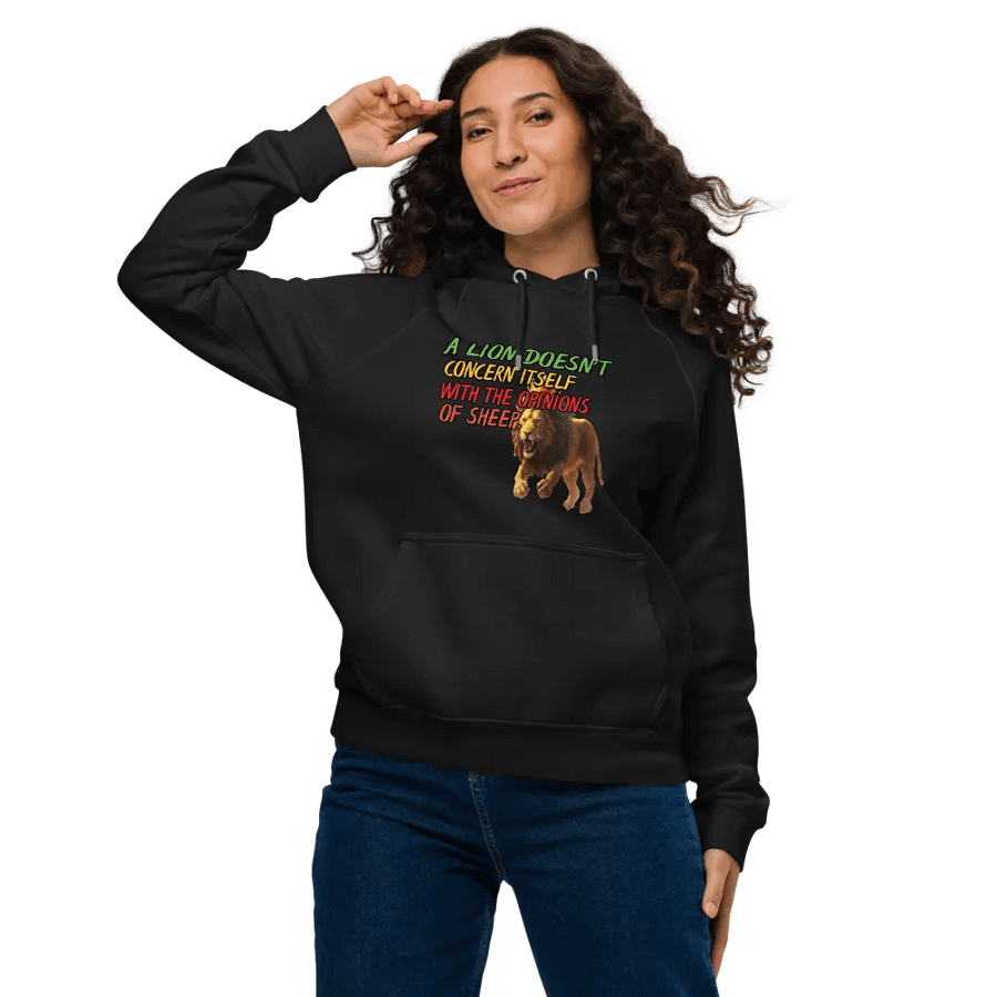 Regal Lion Crowned Unisex Hoodie product image (22)