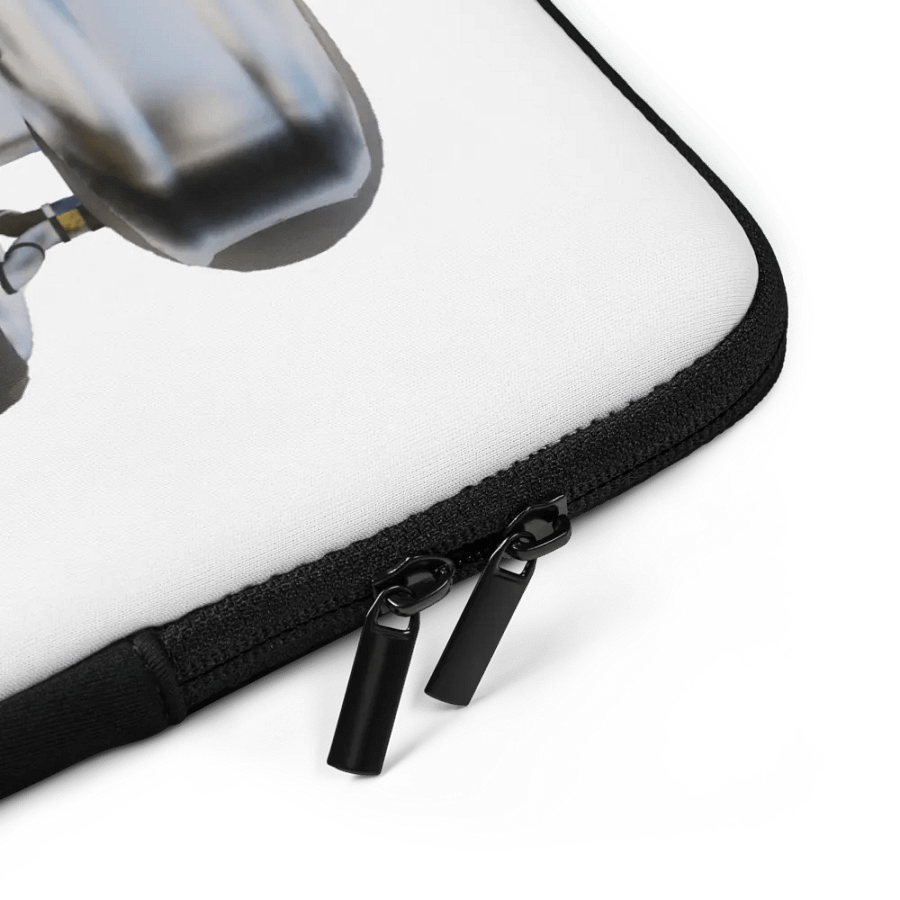 NDA Jetpack White Laptop Sleeve product image (4)