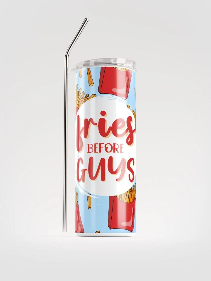 'Fries Before Guys' Stainless Steel Tumbler product image (1)