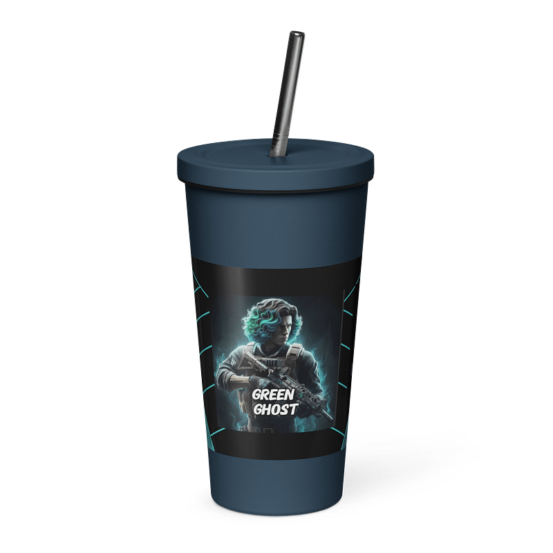 Ghostzone greenghost Neon Insulated Tumbler