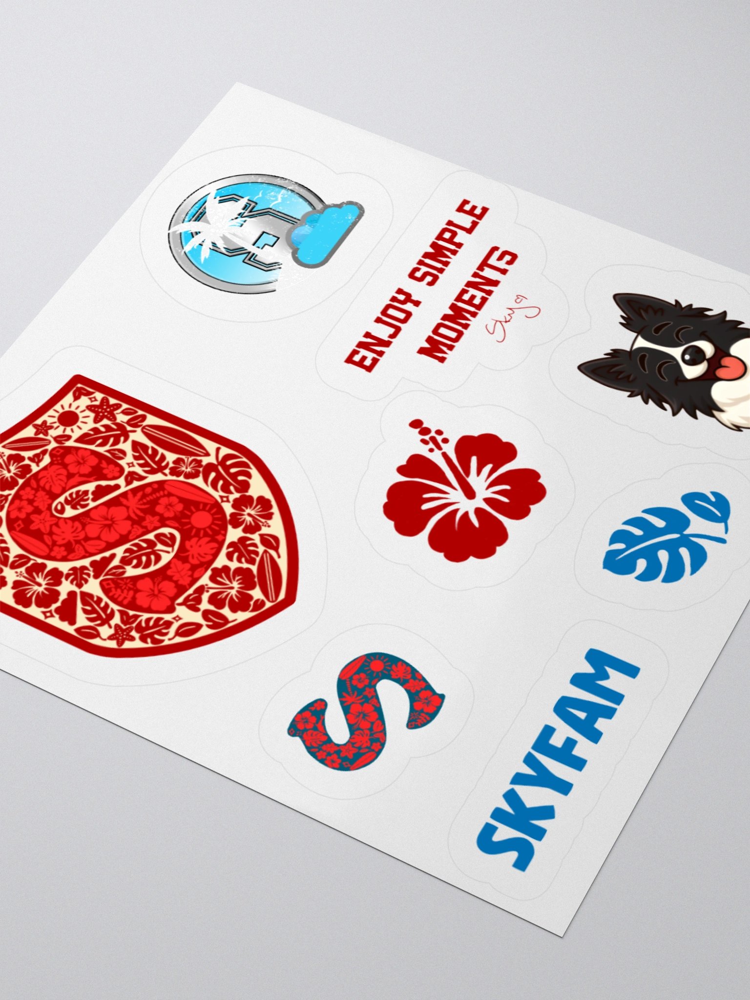 ItsSky Summer Club stickers! product image (4)