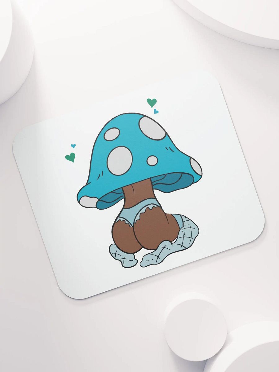 Mushroom Baddie Desk Mat - Dark Blue product image (7)