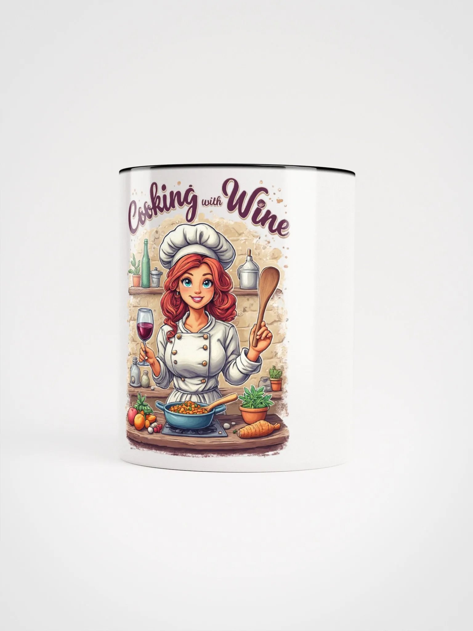 Vibrant Chef's Mug: Cooking with Wine product image (60)