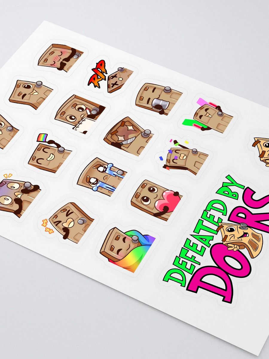 DefeatedByDoors Stickers product image (2)
