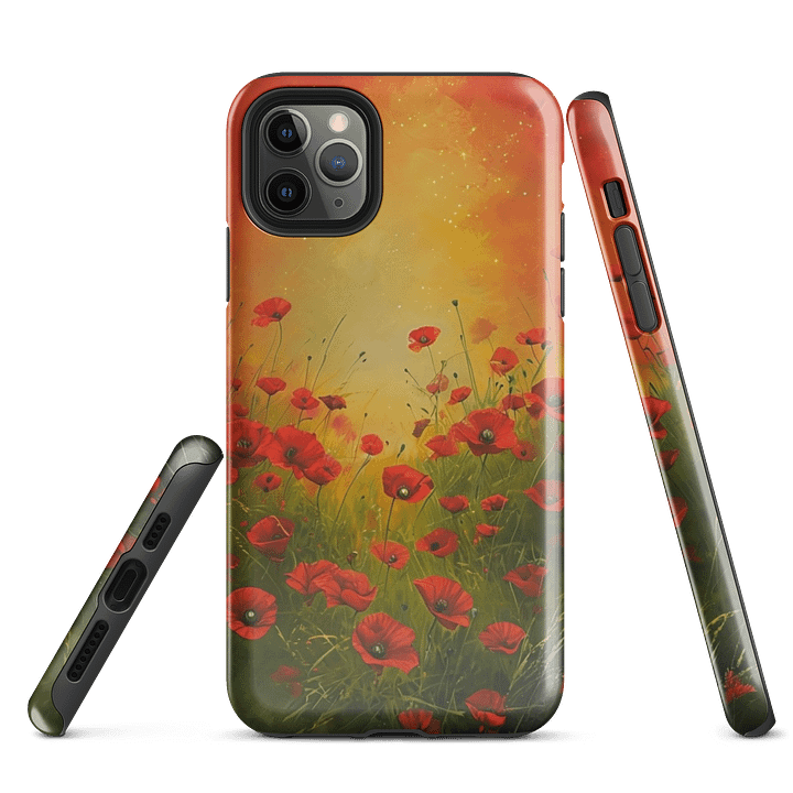 Radiant Poppies Tough iPhone® Case product image (5)
