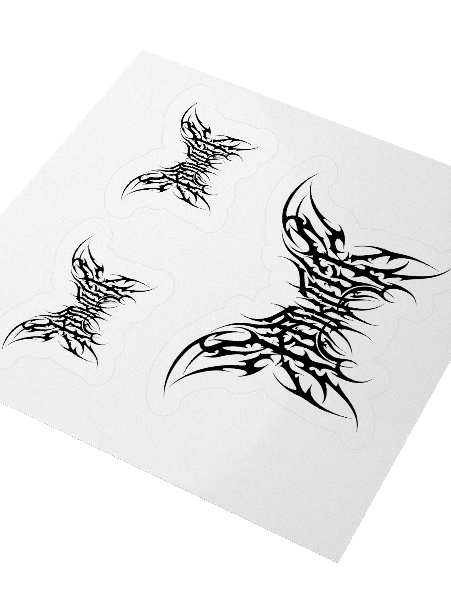 Kat Kult Stickers (Black) product image (8)