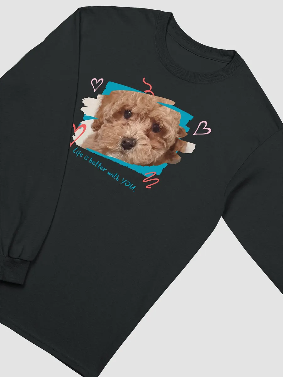 PAPASITOS PAWS (Blue) LONG SLEEVE TEE product image (3)